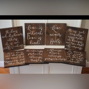 8 signs. Love is patient. Wedding signs
